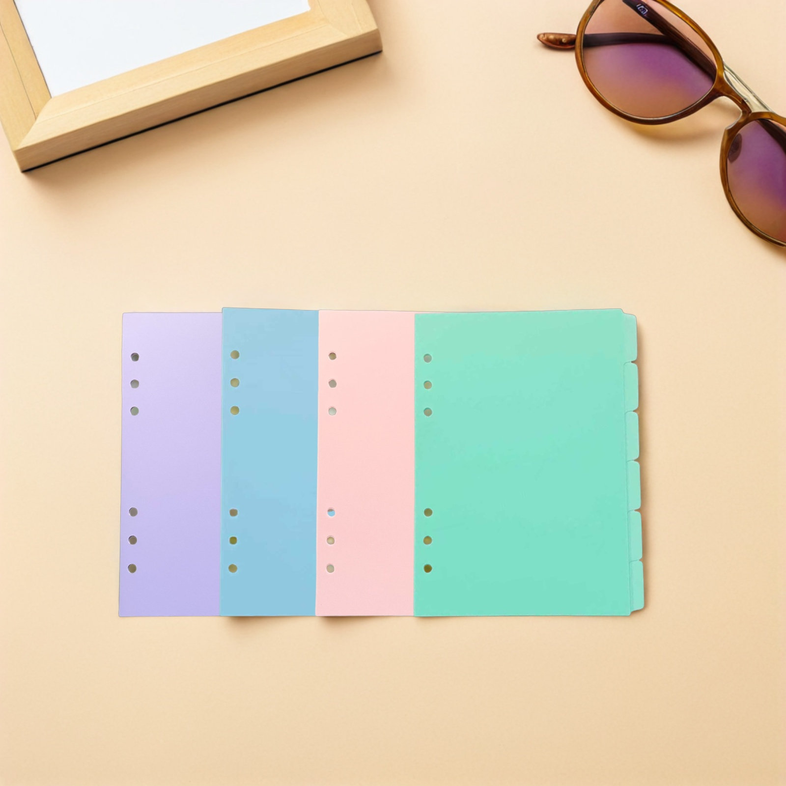 Index Tab Divider - 4 ensembles de séparateurs d'index en