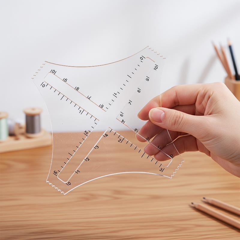 Ruler Set Transparent - Règle de mesure transparente en acrylique