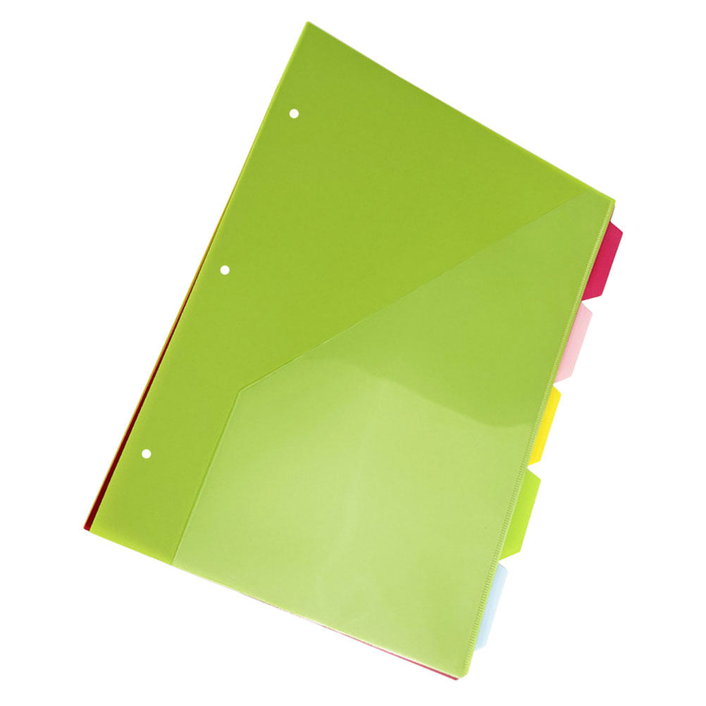 Index Tab Divider - 5 pièces de séparateurs de pages