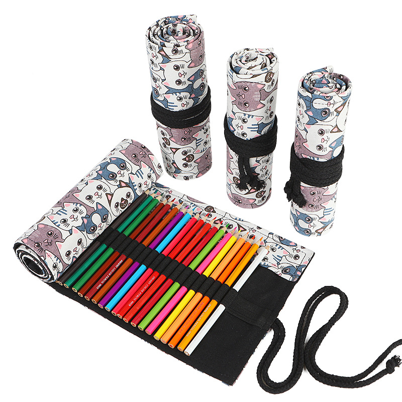 72 fentes école trousse à cray - Pen Pouch Roll avis et prix