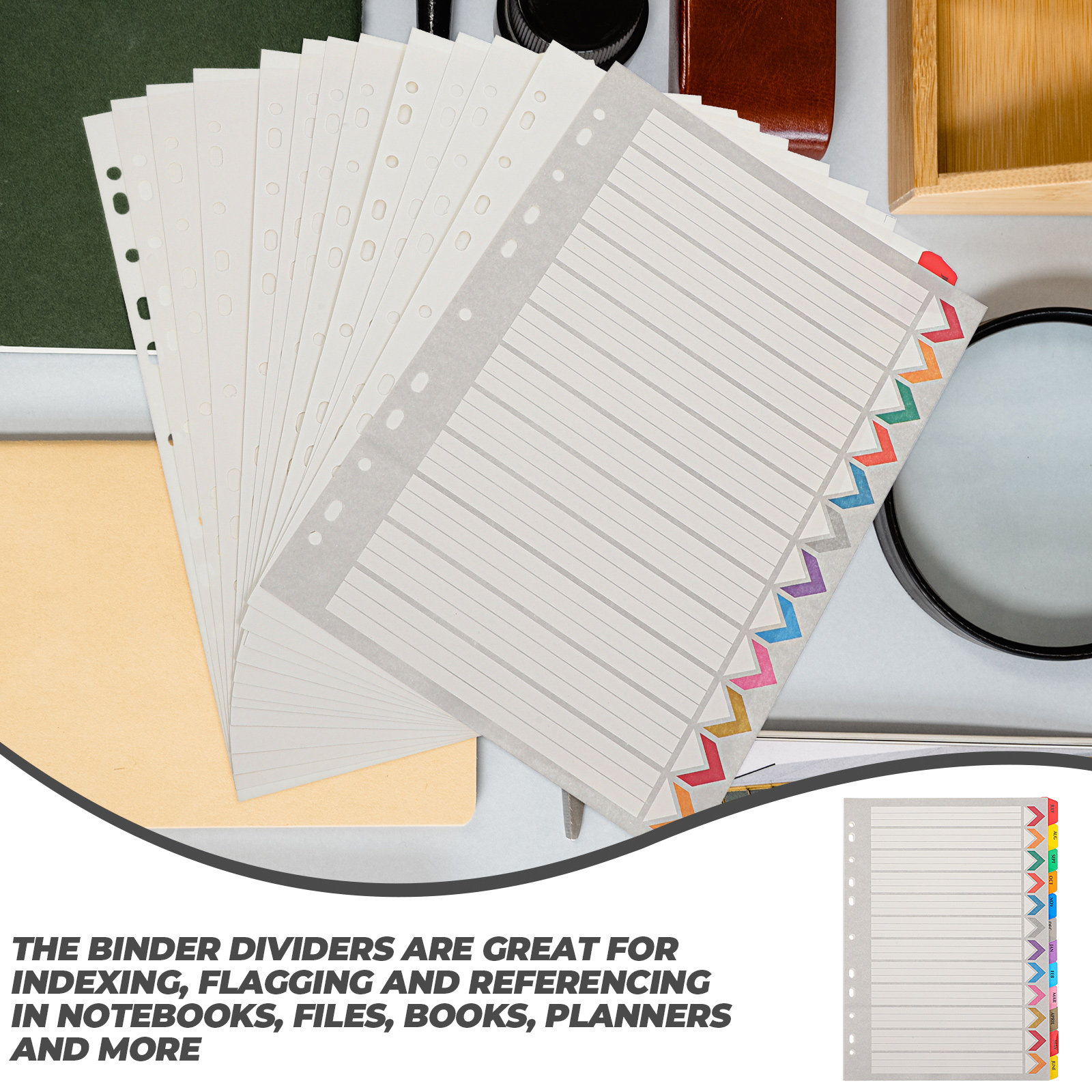 12 Feuilles de Séparateurs d'I - Index Tab Divider avis et prix