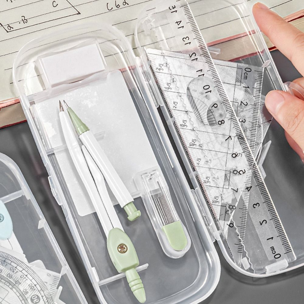 Ensemble de 8 pièces : Règle e - Ruler Set Transparent avis et prix
