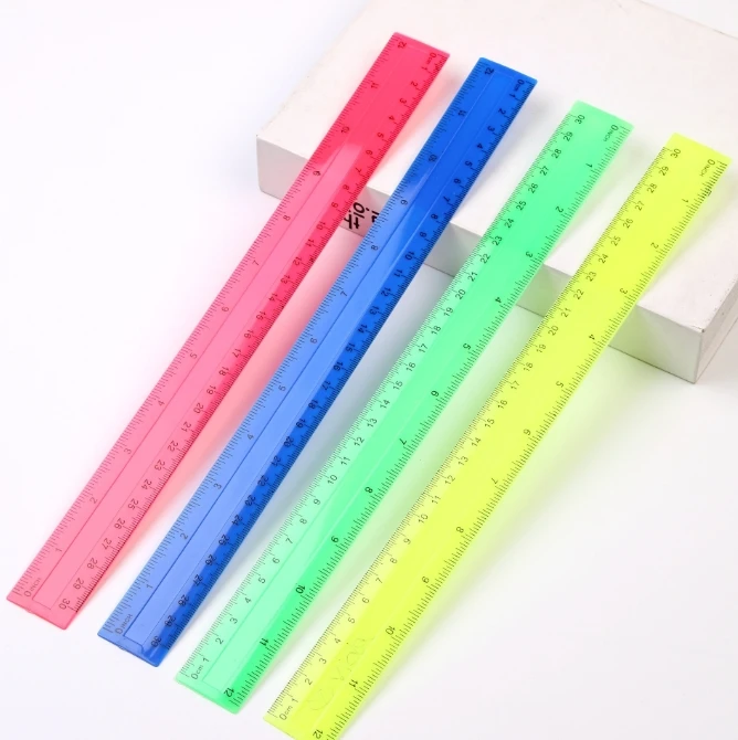 Règles droites en plastique tr - Ruler Set Transparent avis et prix
