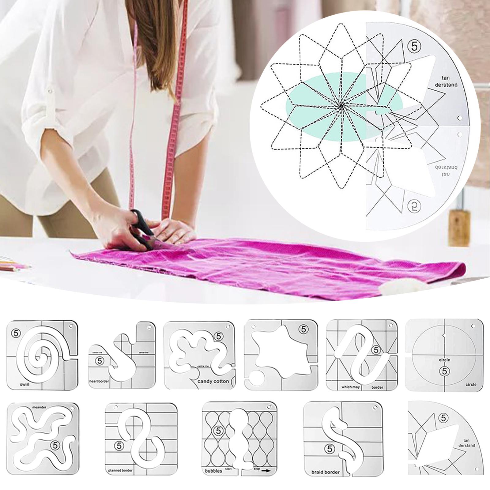 Ensemble de règles de quilting - Ruler Set Transparent avis et prix