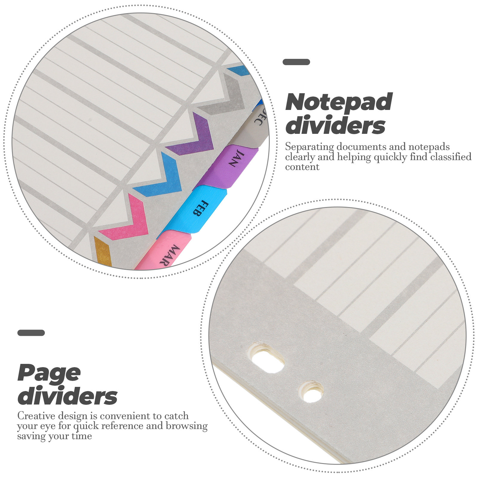 12 Feuilles de Séparateurs d'I - Index Tab Divider avis et prix