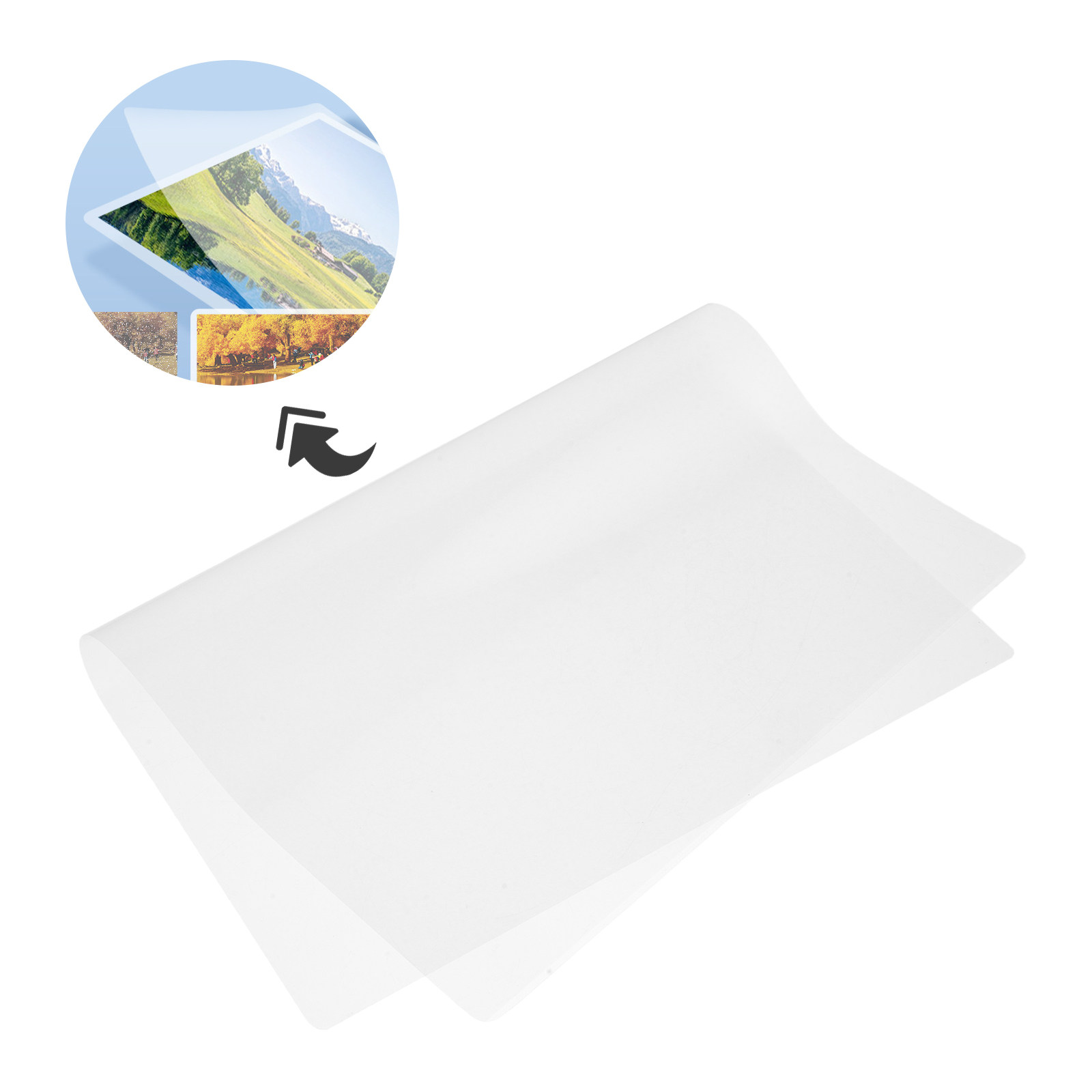 100 Feuilles de Pochettes de P - Document Laminator Pouch avis et prix