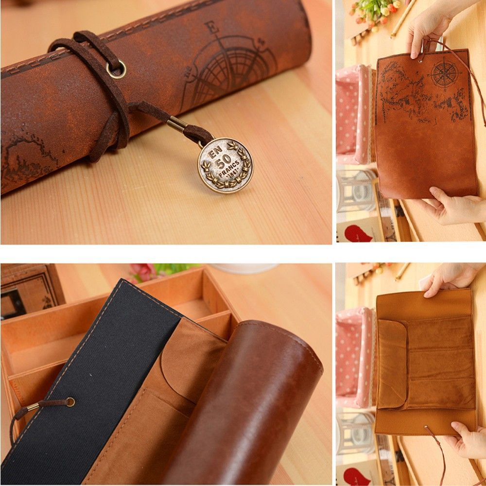 Sac de rangement unique en cui - Pen Pouch Roll avis et prix