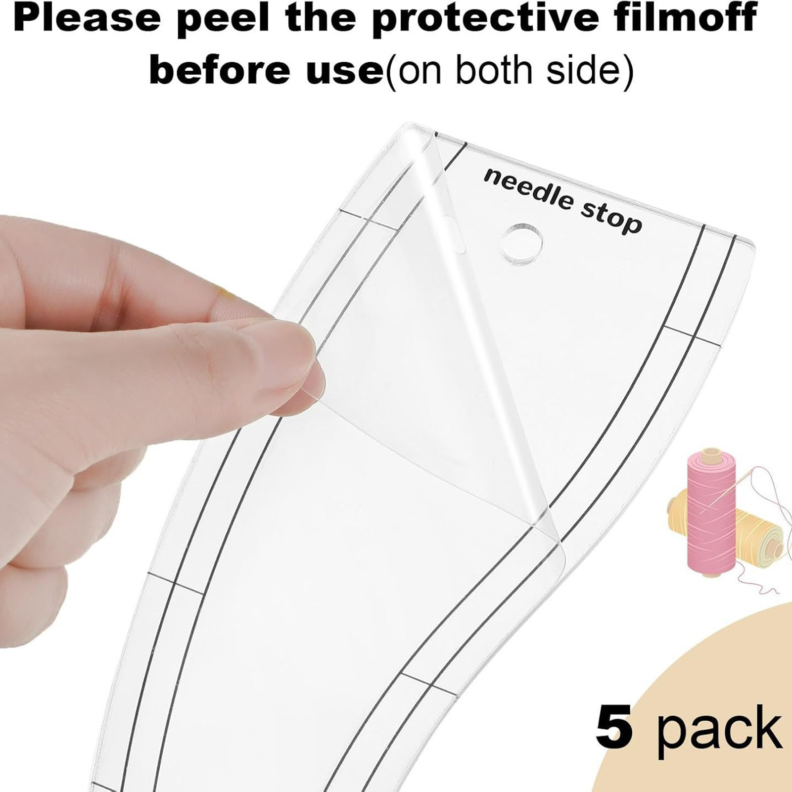 Règles de Quilting de Précisio - Ruler Set Transparent avis et prix