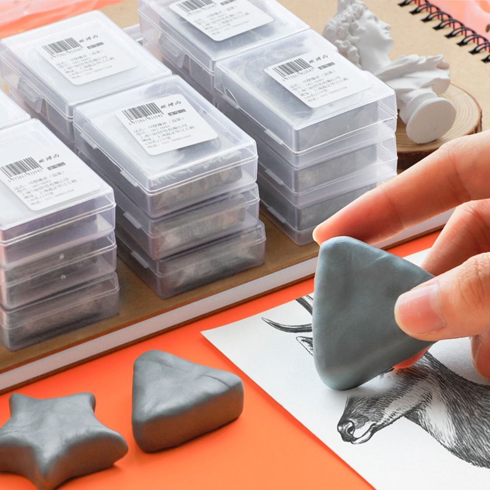 4 gommes à dessin souples, mou - Rubber Eraser Kneaded avis et prix