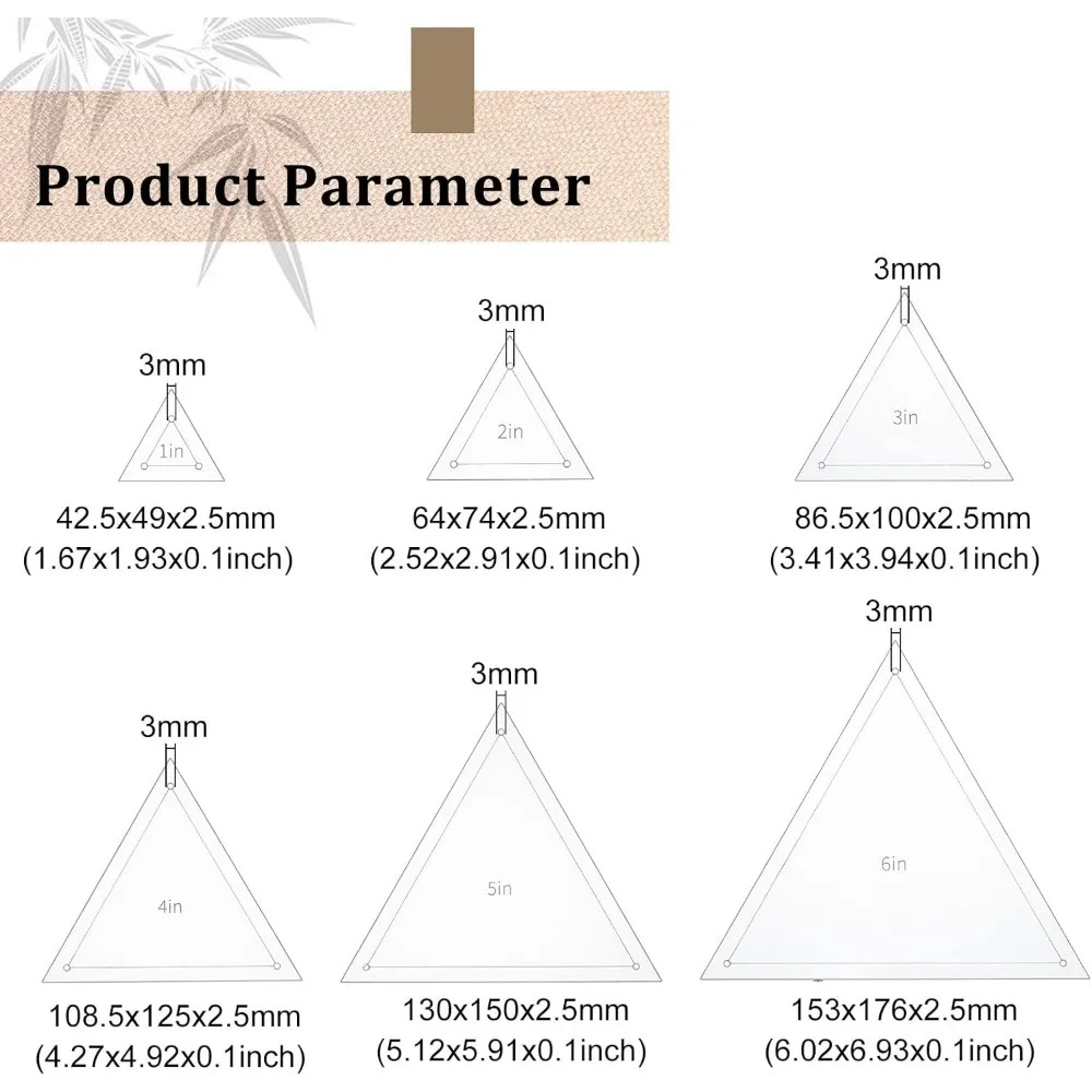 Ensemble de modèles de Quiltin - Ruler Set Transparent avis et prix